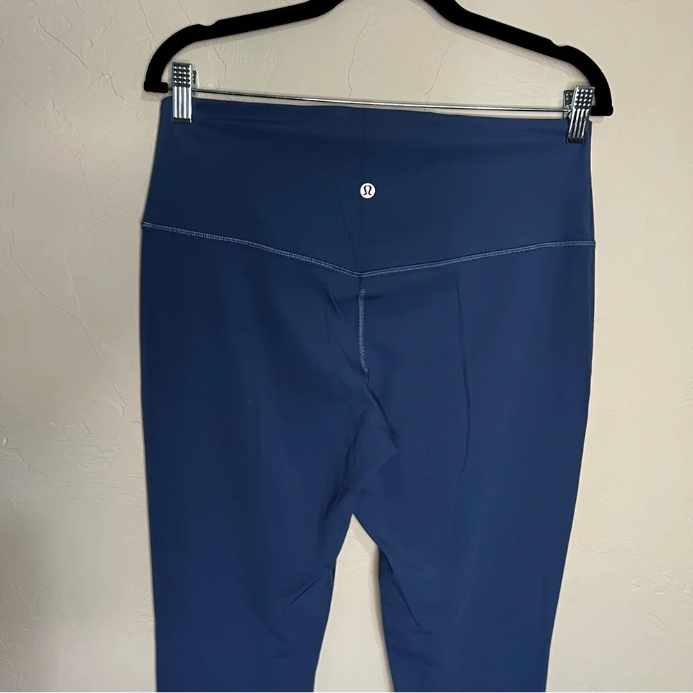 Lululemon Align High‎ Rise Mini Flare Blue Leggings